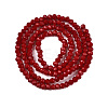 Opaque Solid Color Imitation Jade Glass Beads Strands LS-EGLA-A044-P2mm-D02-3