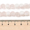 Frosted Crackle Glass Beads Strands GLAA-U001-6mm-M12-4