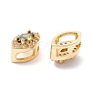 Rack Plating Brass Micro Pave Cubic Zirconia Beads KK-D073-02G-02-NR-2