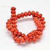 Dyed Synthetic Turquoise Bead Strands G-M148-02-D-2