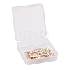 150Pcs 3 Colors Brass Spacer Beads KK-LS0001-12-6