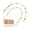 Alloy Enamel Flower Brass Cable Chains Bag Extender Chains HJEW-PH01995-6