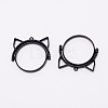 Alloy Open Back Bezel Pendants PALLOY-TAC0012-23B-01-1