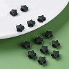 Spray Painted Acrylic Beads MACR-S373-45-O-7