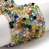 Electroplate Transparent Glass Beads Strands EGLA-A035-T4mm-HL01-1