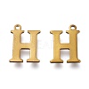 PVD Vacuum Plating  304 Stainless Steel Charms STAS-H112-H-AB-2