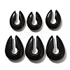 Natural Obsidian Ear Plugs Gauges G-I359-13C-03-1