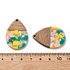 Resin and Walnut Pendants FIND-R051-15F-3