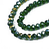Electroplate Glass Beads Strands EGLA-A044-T1mm-B24-3