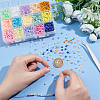 15 Colors Glass Seed Beads SEED-PH0012-07-3