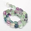 Natural Fluorite Nuggets Bead Strands G-L288-03-2