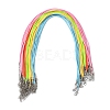 30Pcs 5 Colors Waxed Cord Necklace Making NCOR-FS0001-02-1