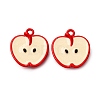 Baking Paint Alloy Pendants FIND-G097-04F-1