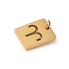 304 Stainless Steel Charms LS-STAS-R001-03G-01-2