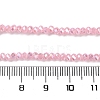 Baking Electroplate Glass Beads Strands DGLA-A039-J4mm-B15-4