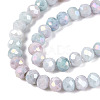 Ombre Effect Dyed Glass Beads Strands GLAA-C023-02-C24-3