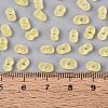 FGB Frosted Transparent Glass Seed Beads SEED-N013-06A-02-4