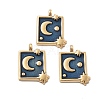304 Stainless Steel Enamel Pendants STAS-Z121-41G-1