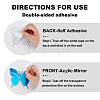 1 Set Plastic Mirror Wall Stickers AJEW-CN0001-65D-6