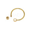 Brass Screw Carabiner Lock Charms KK-ZX025-67C-1