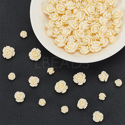 90Pcs 3 Styles Dyed Synthetic Coral Beads CORA-GA0001-03-1