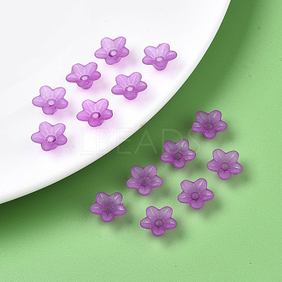 Transparent Acrylic Beads X-PL554-16-1