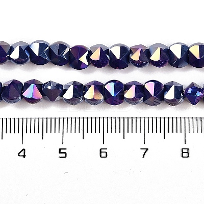 Electroplate Glass Beads Strands EGLA-B009-05A-05-1