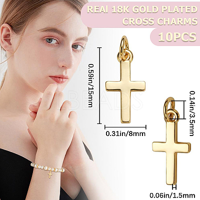 Brass Pendants KK-CN0003-33B-1
