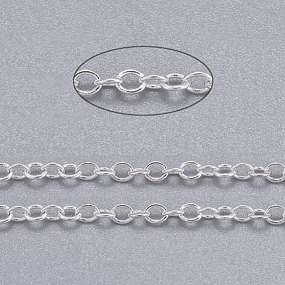 Brass Cable Chains X-CHC-034Y-S-NF-1