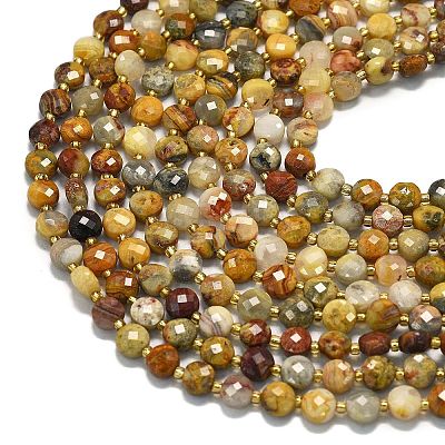 Natural Crazy Agate Beads Strands G-K389-B71-01-1