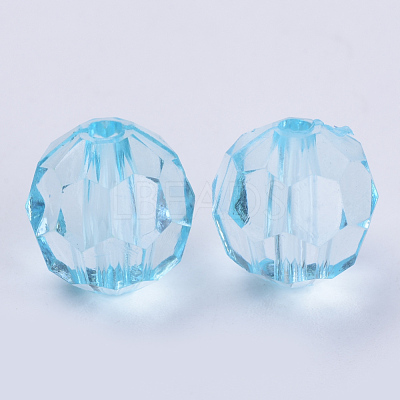 Transparent Acrylic Beads TACR-Q257-10mm-V38-1