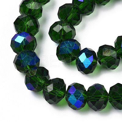 Electroplate Glass Beads Strands EGLA-A034-T1mm-L27-1