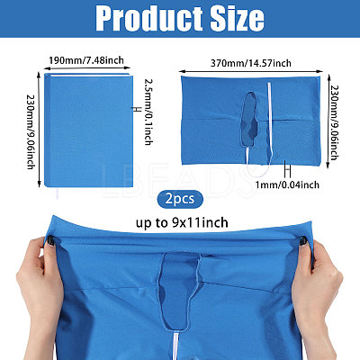 Polyester Book Cover OFST-WH0004-144H-1
