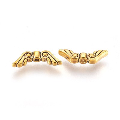 Tibetan Style Alloy Beads TIBEB-A11-3712-AG-LF-1