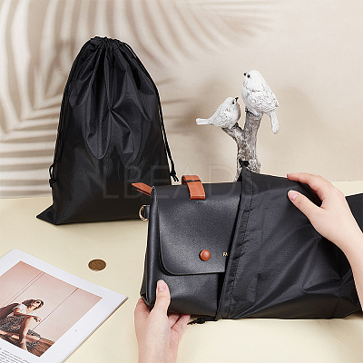 20Pcs Polyester Drawstring Pouches with Cord ABAG-GO0001-18-1