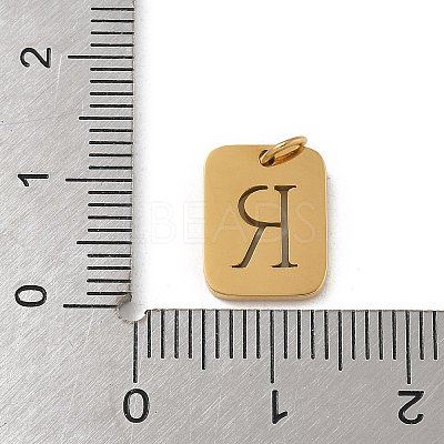 304 Stainless Steel Charms LS-STAS-R001-01G-R-1