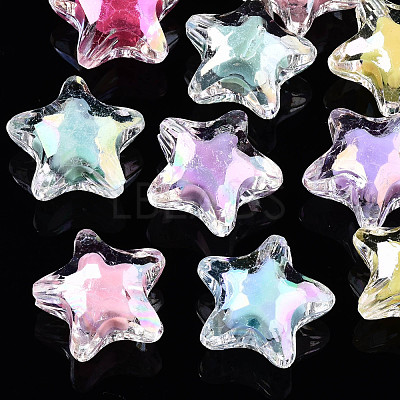 Transparent Acrylic Beads X-TACR-N011-001C-03-1