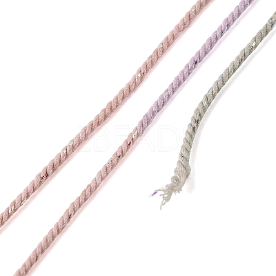 30M Segment Dyed Cotton & Metallic String Threads OCOR-F018-01E-1