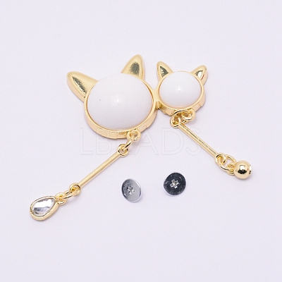 Zinc Alloy Bag Decoration PALLOY-WH0071-50G-1