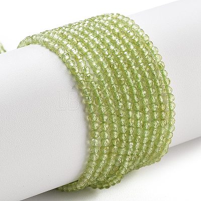Natural Peridot Beads Strands G-B107-A06-01A-1