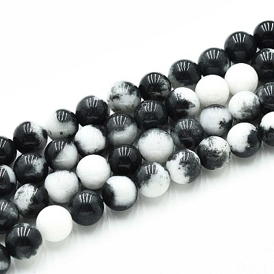 Natural Quartz Beads Strands G-N355-8mm-64-1