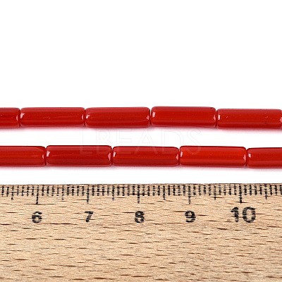 Opaque Solid Color Glass Beads Strands GLAA-N070-01A-CM-1