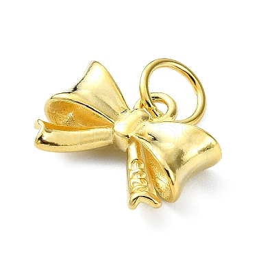 925 Sterling Silver Bowknot Charms STER-M119-05B-G-1