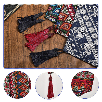 3Pcs 3 Colors Ethnic Style Cotton Hemp Table Runners DIY-CA0005-88-1
