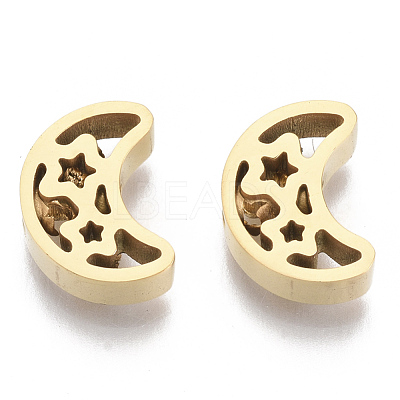 304 Stainless Steel Beads STAS-S079-181G-1