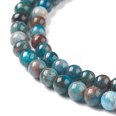 Natural Apatite Beads G-E481-05-6mm-01-1