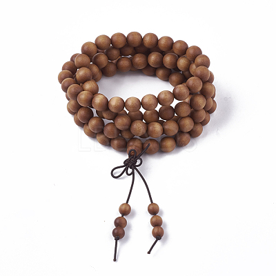 4-Loop Wrap Style Buddhist Jewelry BJEW-S140-13B-1