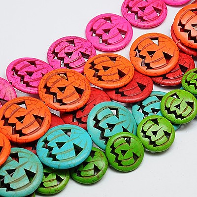 Synthetic Turquoise Beads Strands X-TURQ-G115-30mm-M-1