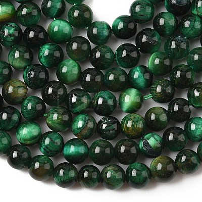 Dyed Natural Tiger Eye Beads Strands LS-G-G102-A01-02-1