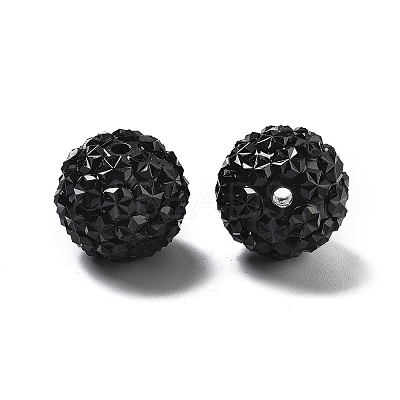 Acrylic Rhinestone Ball Beads OACR-A035-01O-1